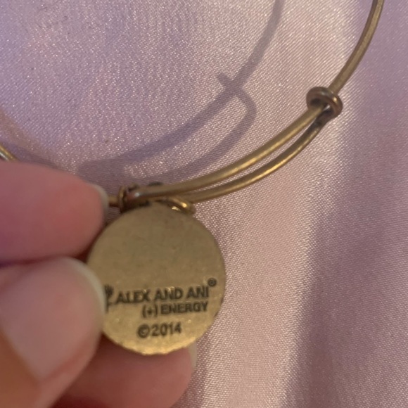Alex and Ani path of life golden bangle - Picture 3 of 3